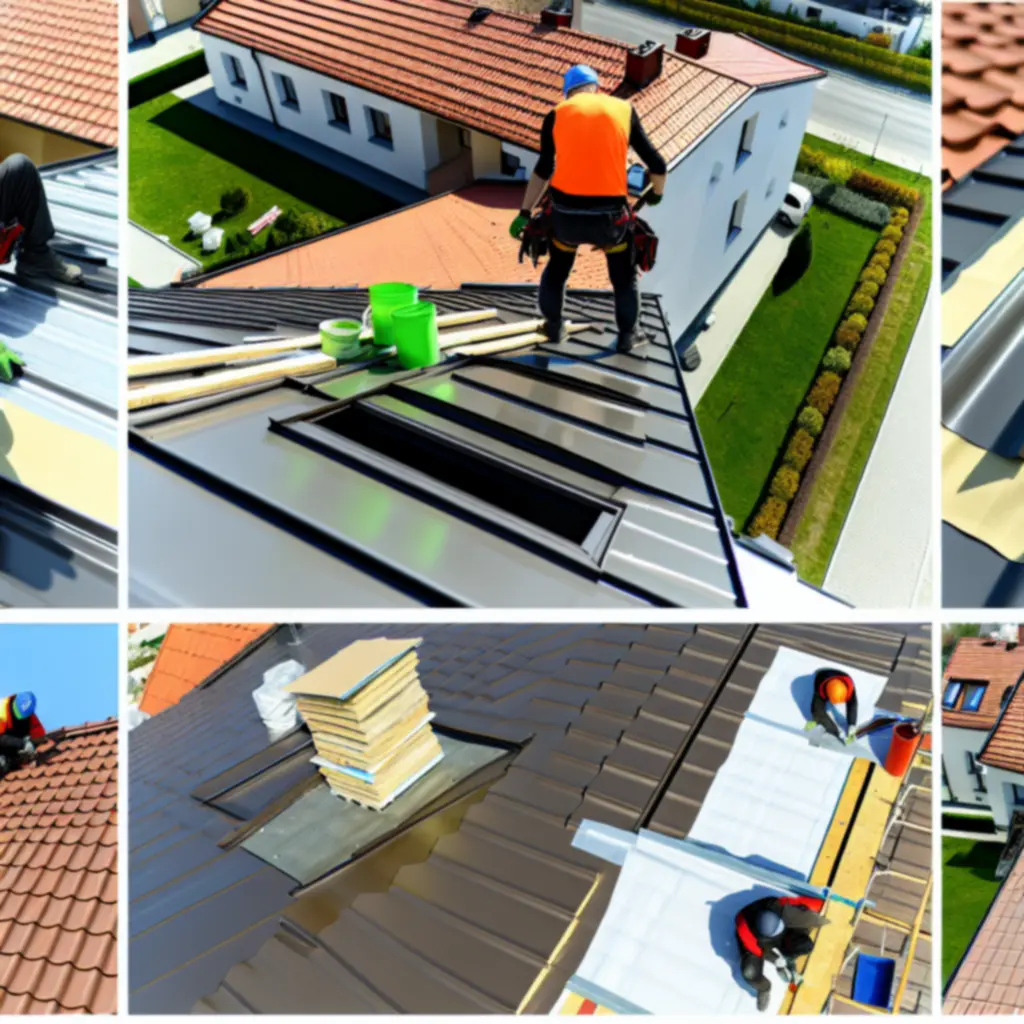 Zrealizowany dach budynku wykonany przez Polskaroofing