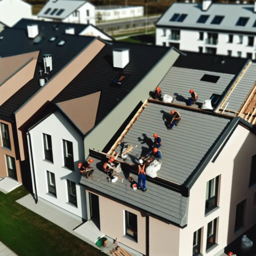 Zespół specjalistów Polskaroofing podczas omawiania projektu dachu