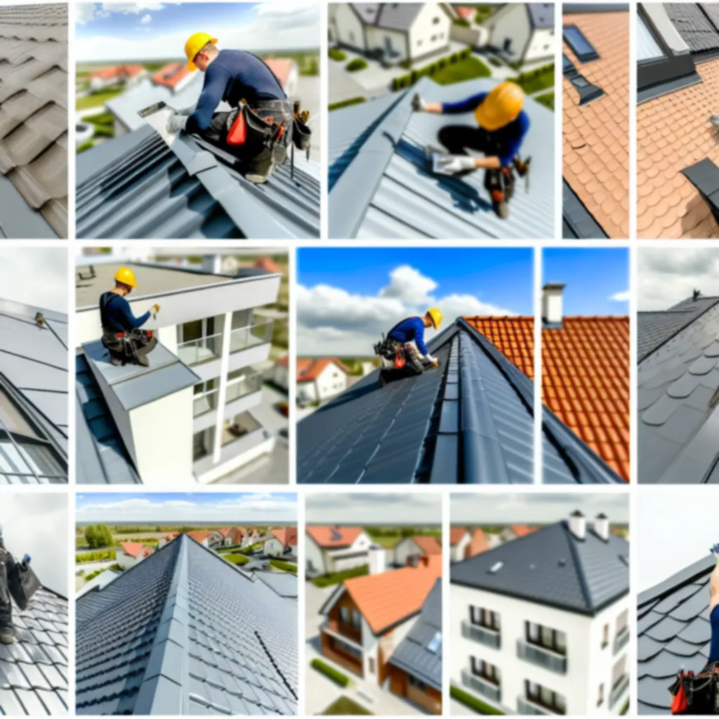 Ekipa Polskaroofing pracująca na referencyjnym dachu