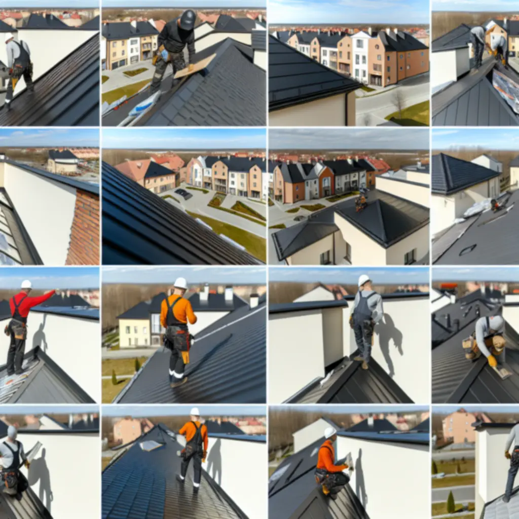 Przykład realizacji ocieplenia dachu wykonanej przez Polskaroofing